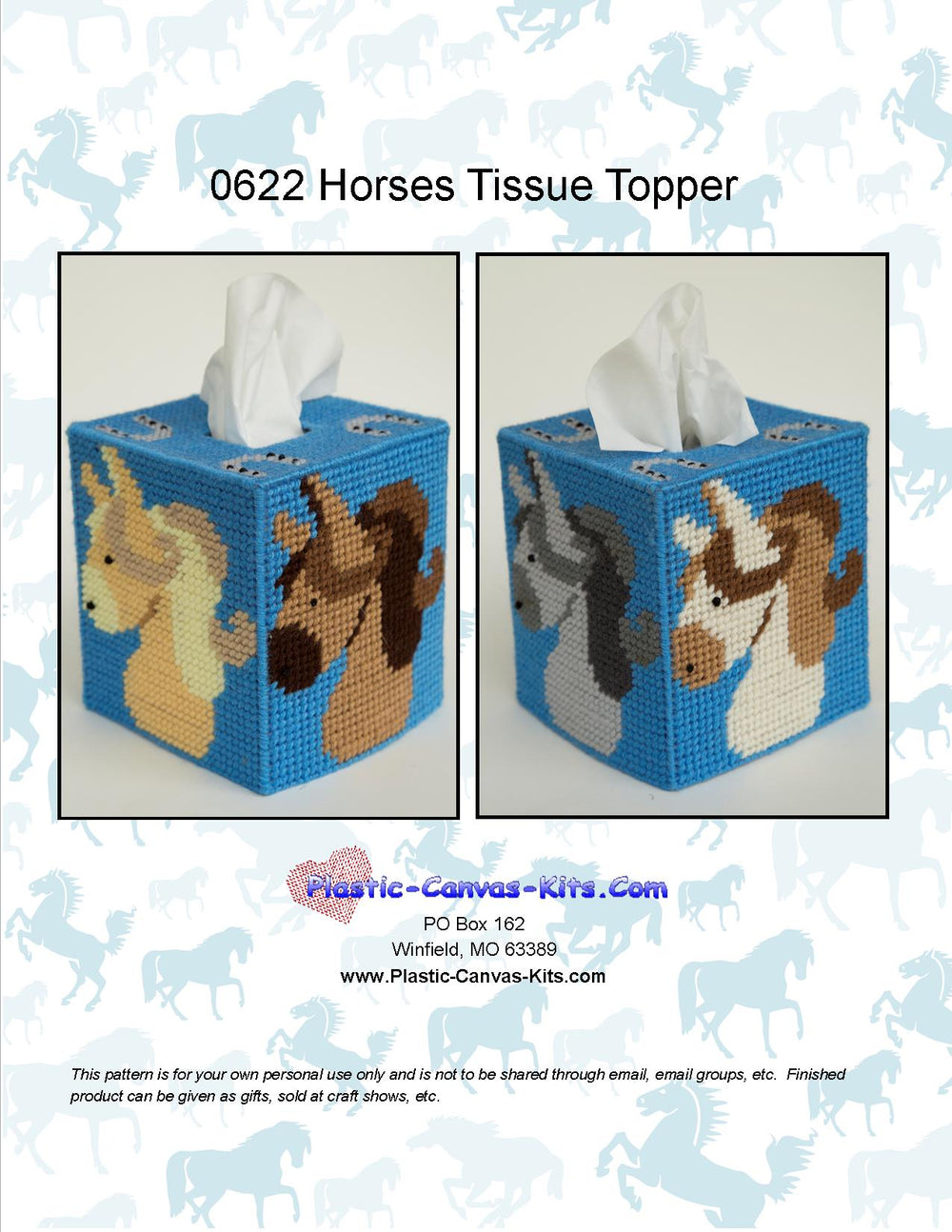 Horses Tissue Topper