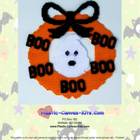 Halloween Wreath with Ghost