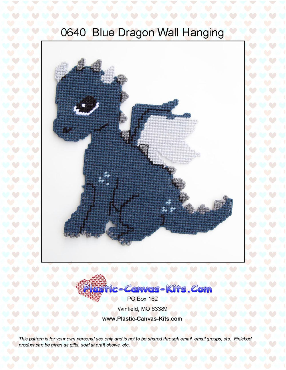 Blue Dragon Wall Hanging