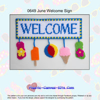 June Welcome Sign