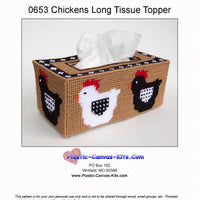 Chickens Long Tissue Topper