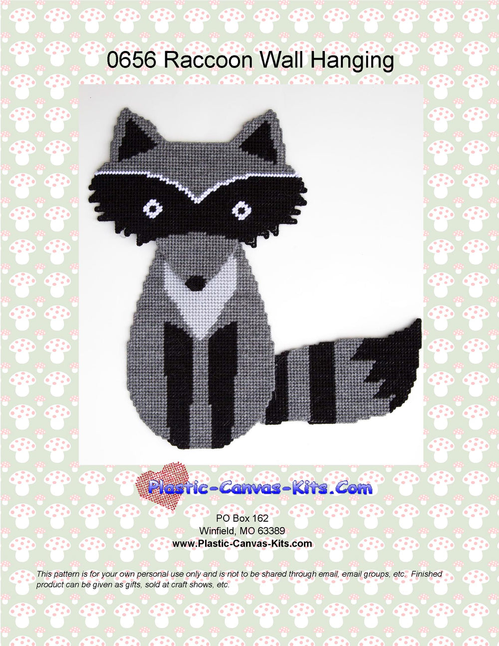 Raccoon Wall Hanging