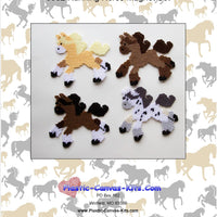 Running Horses Magnet Set