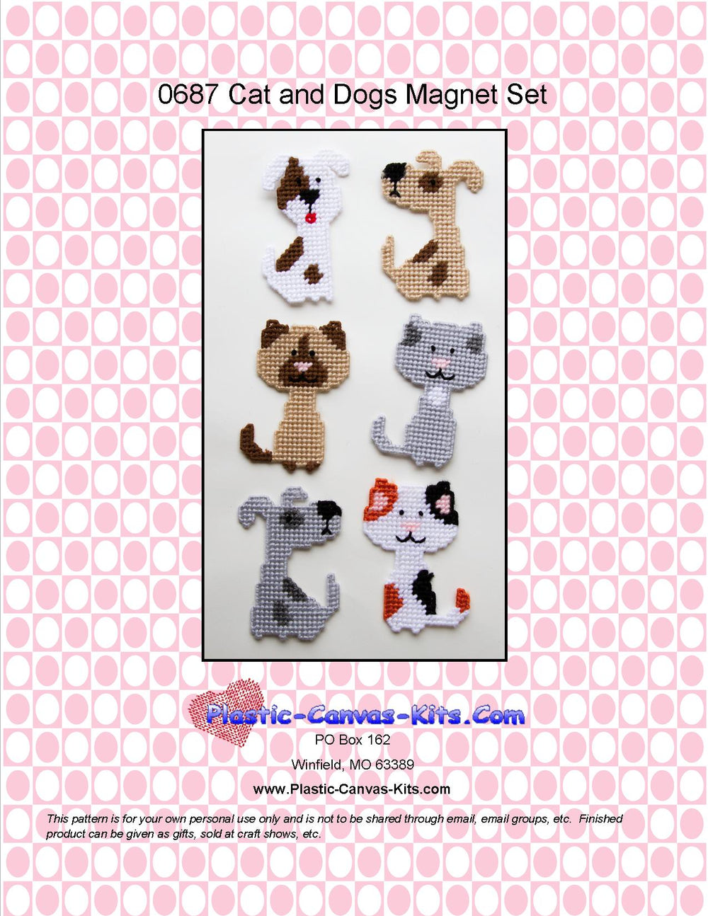 Cats and Dogs Magnet Set
