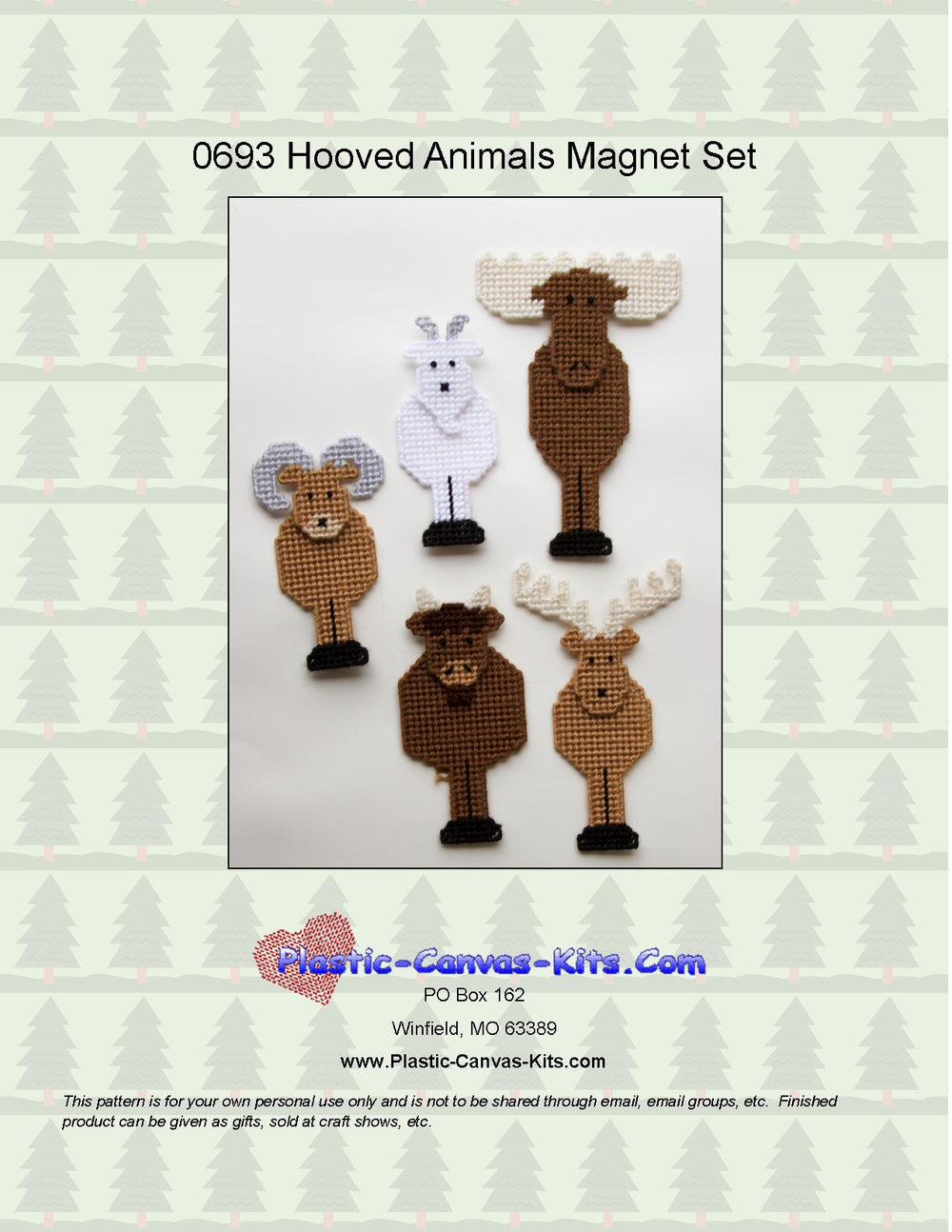 Hooved Animal Magnets