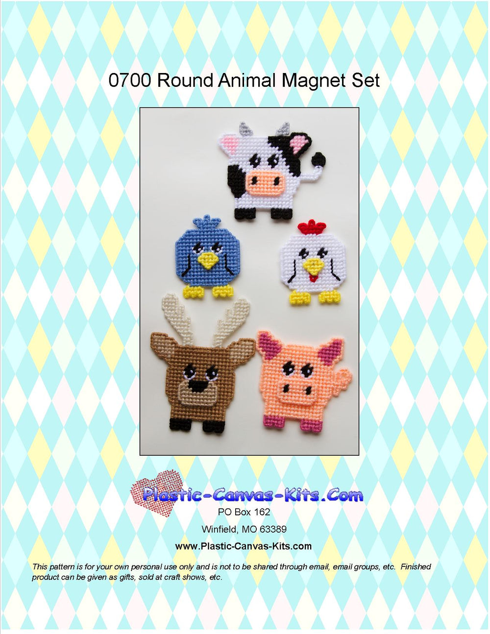 Round Animal Magnets