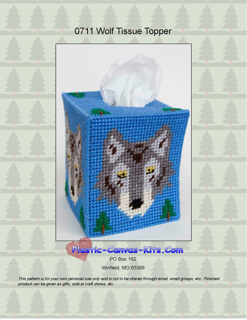 Wolf Tissue Topper