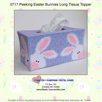 Peeking Bunnies Long Tissue Topper