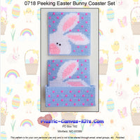 Peeking  Bunny Coaster Set