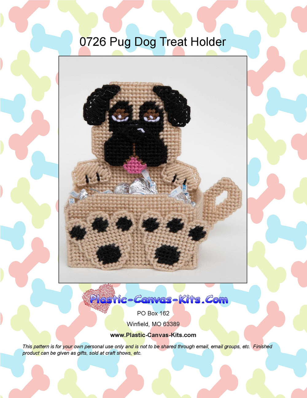 Pug Treat Holder