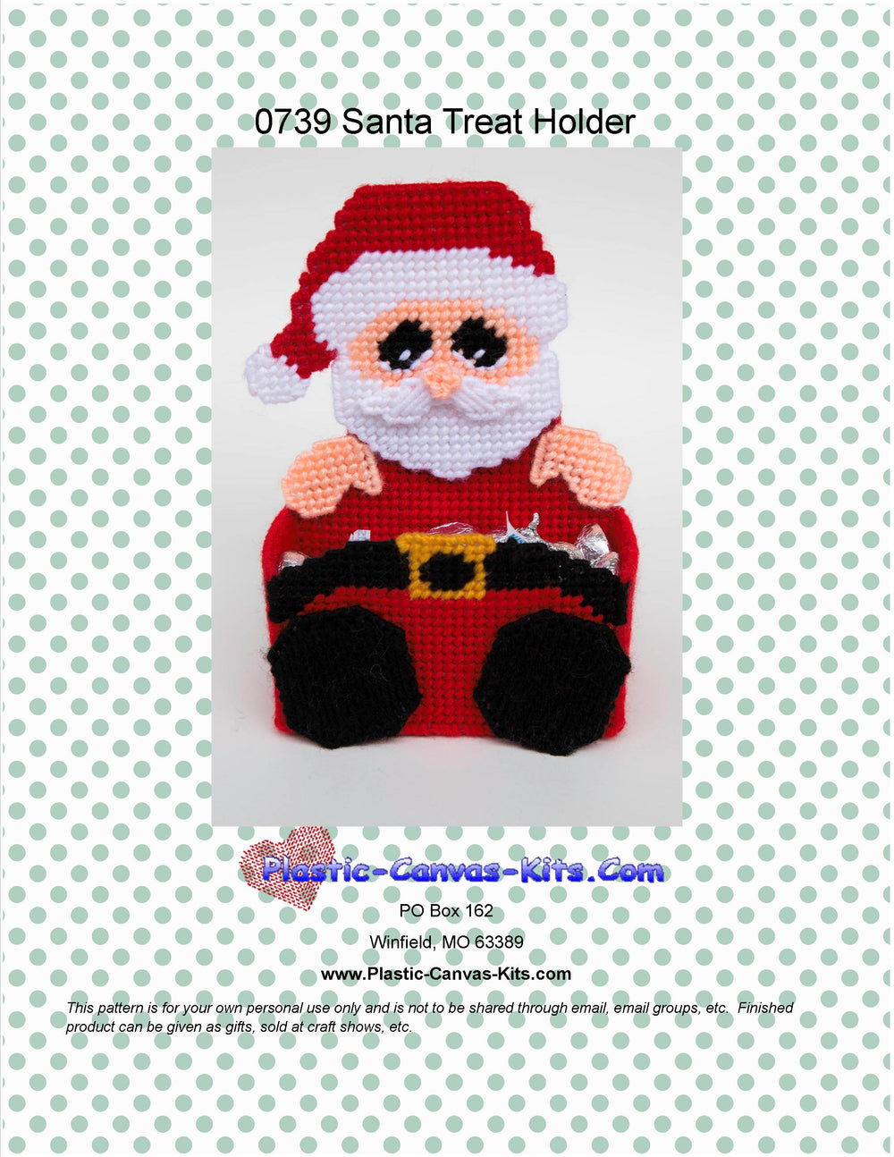 Christmas Santa Treat Holder