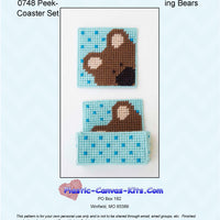 Peeking Bears Coaster Set