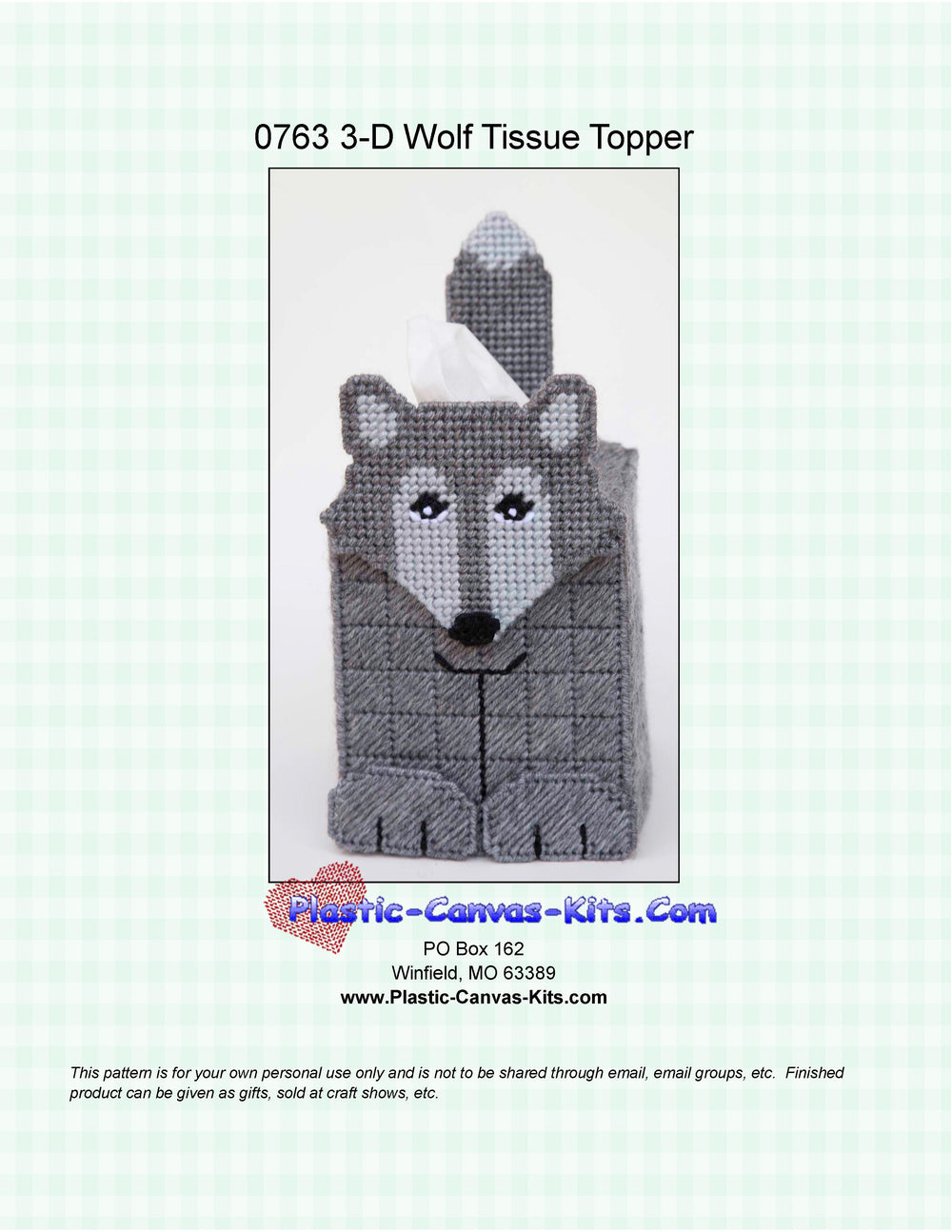 Wolf 3-D Tissue Topper