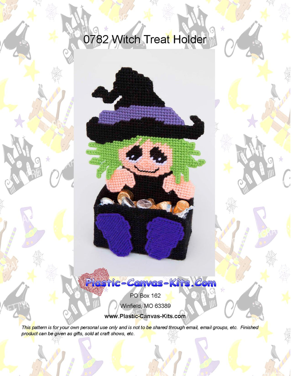 Halloween Witch Treat Holder