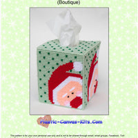 Peeking Santa Tissue Topper