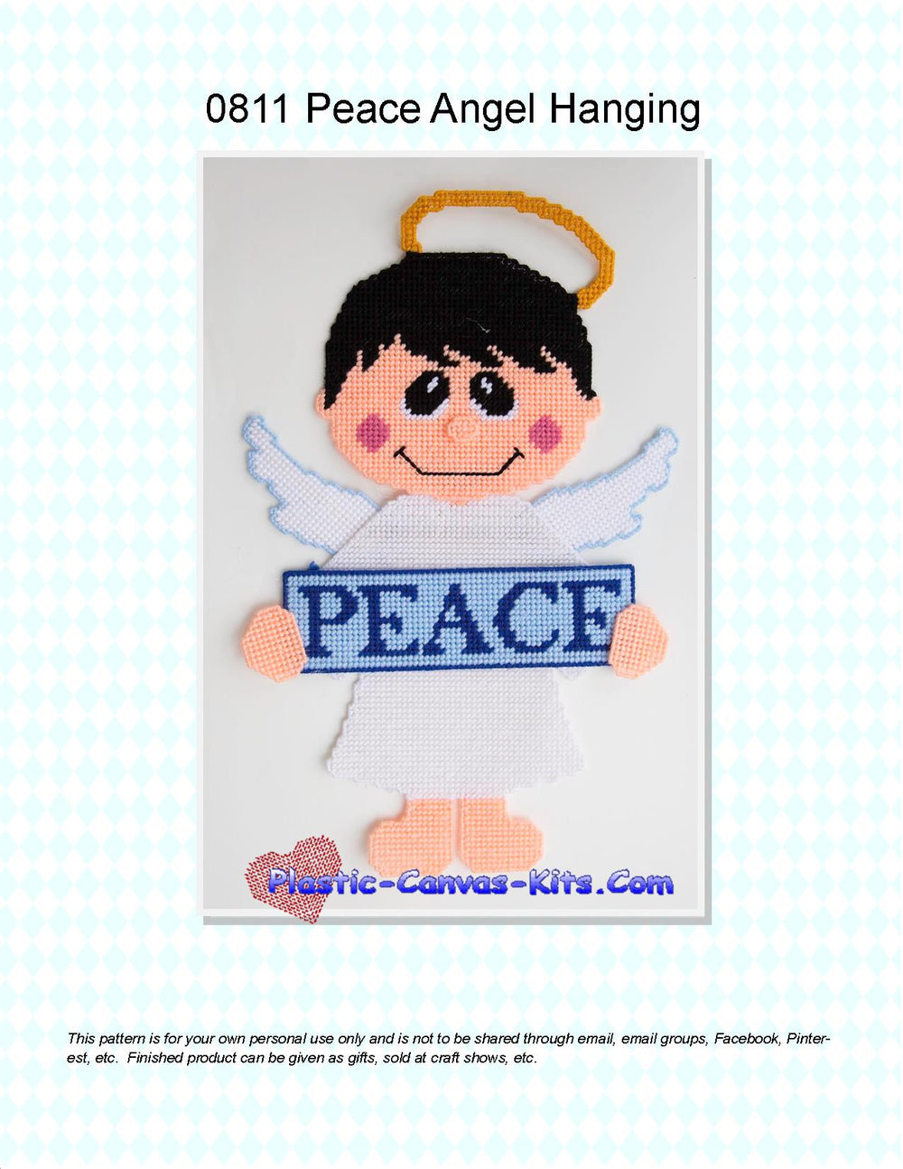 Peace Angel Wall Hanging