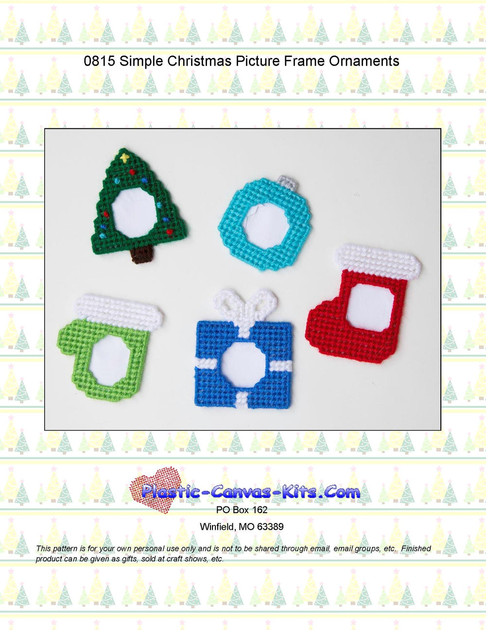 Simple Christmas Frame Ornaments