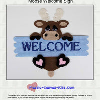 Moose Welcome Sign