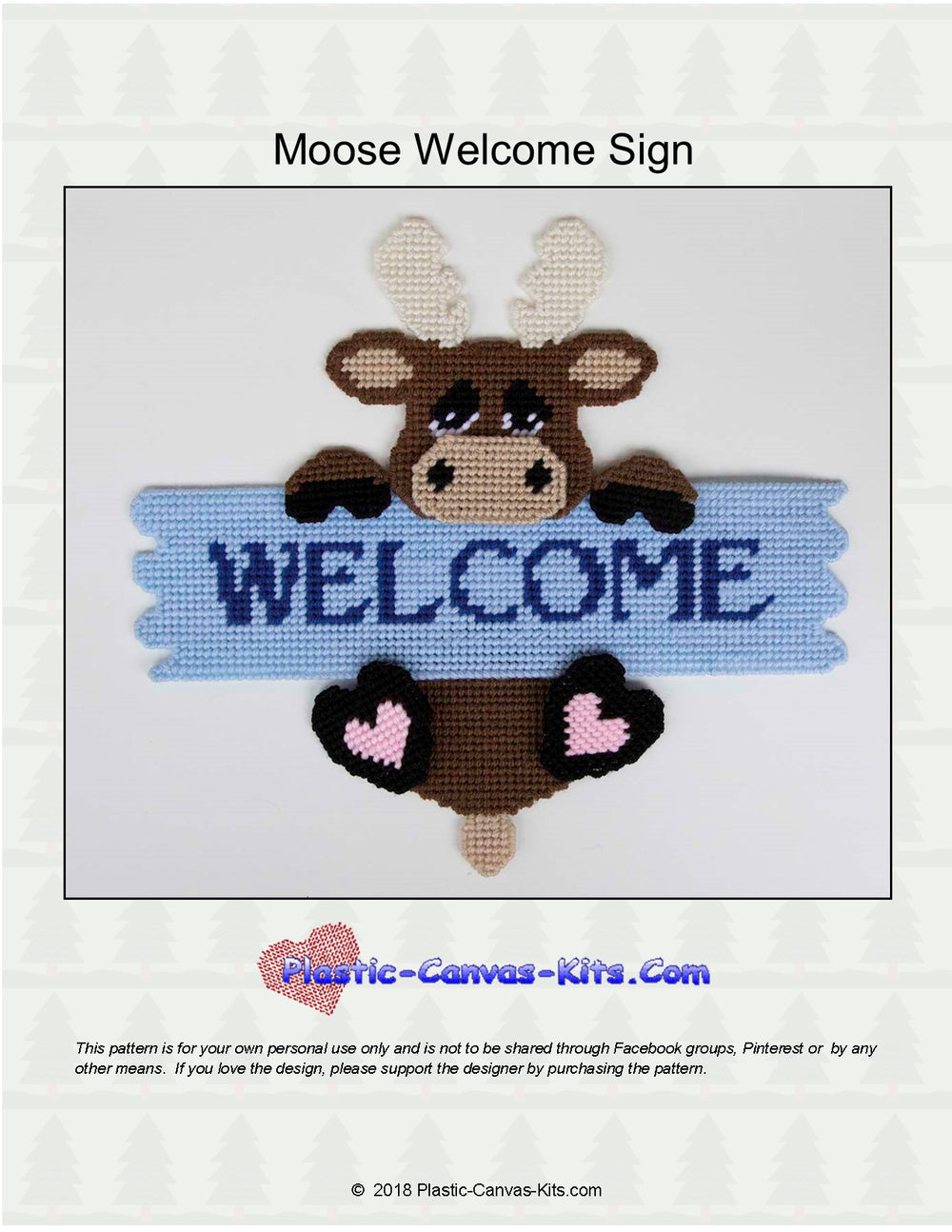 Moose Welcome Sign