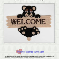 Black Bear Welcome Sign