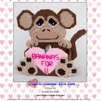 Valentine's Day Monkey Treat Holder