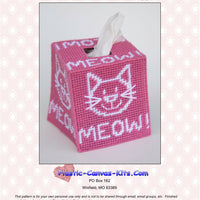 MEOW Kitty Cat Tissue Topper
