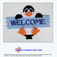 Penguin Welcome Sign