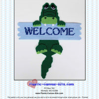 Alligator Welcome Sign