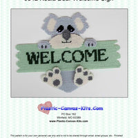 Koala Bear Welcome Sign