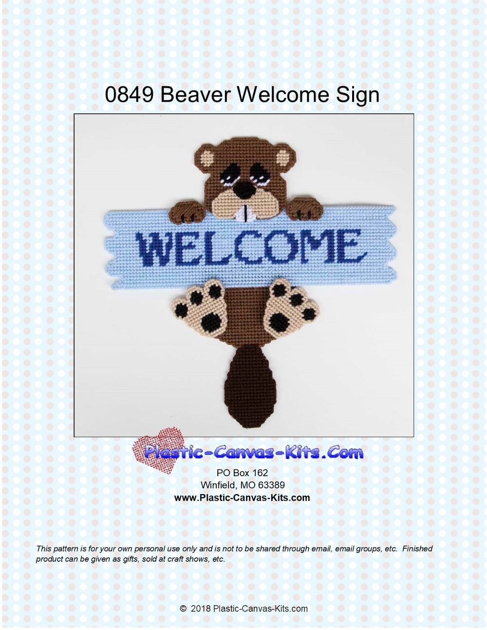 Beaver Welcome Sign