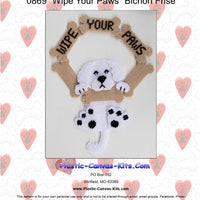 Bichon Frise- Wipe You Paws