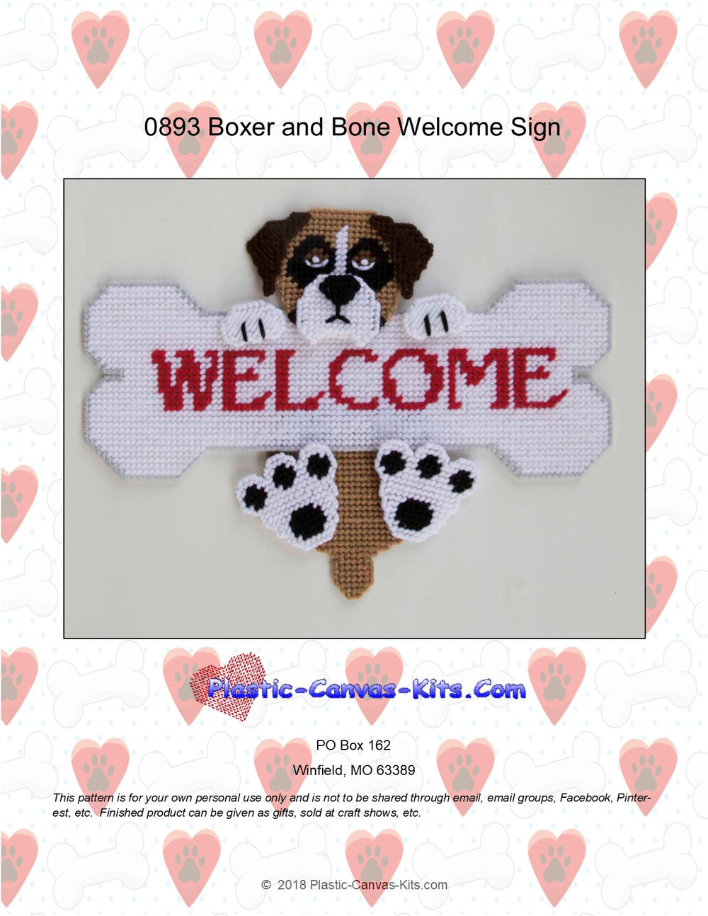 Boxer Welcome Bone