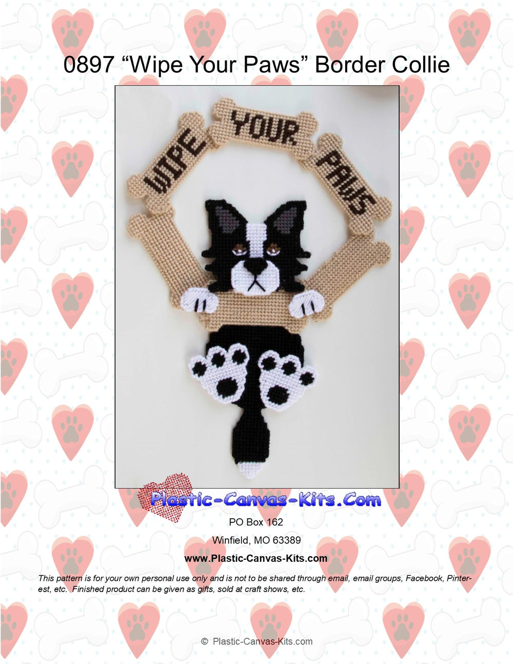 Border Collie- Wipe Your Paws