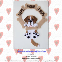 Saint Bernard Wipe Your Paws