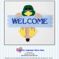 Mallard Duck Welcome Sign