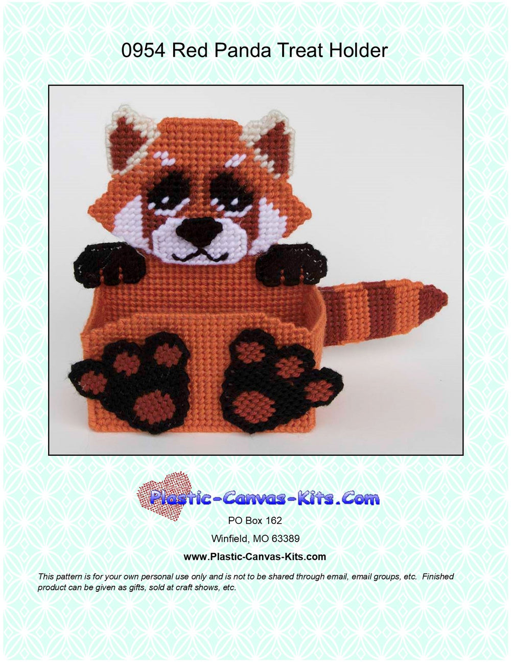 Red Panda Treat Holder