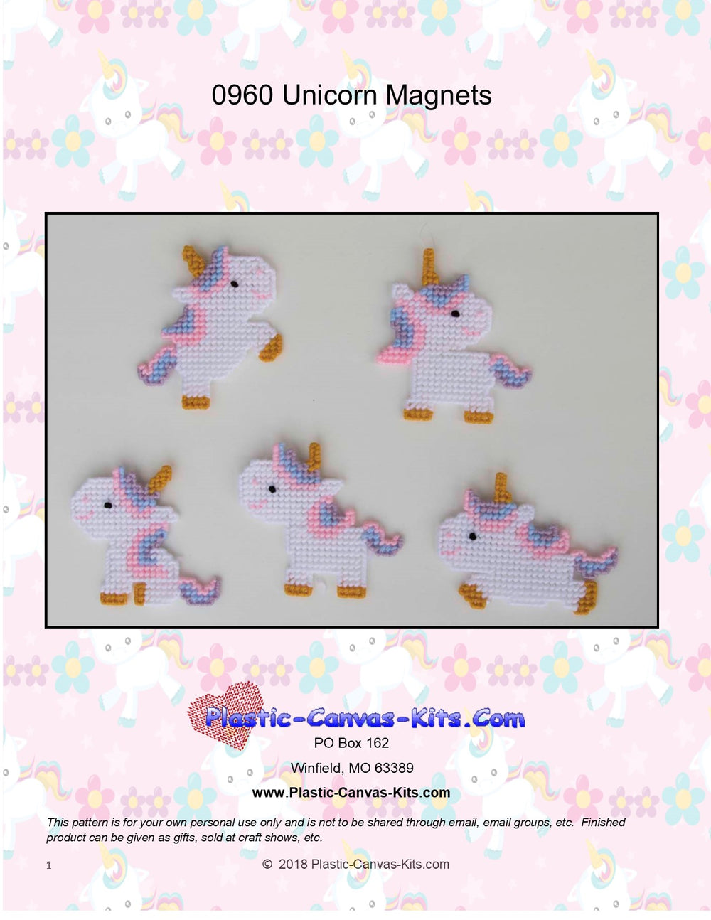 Unicorn Magnet Set