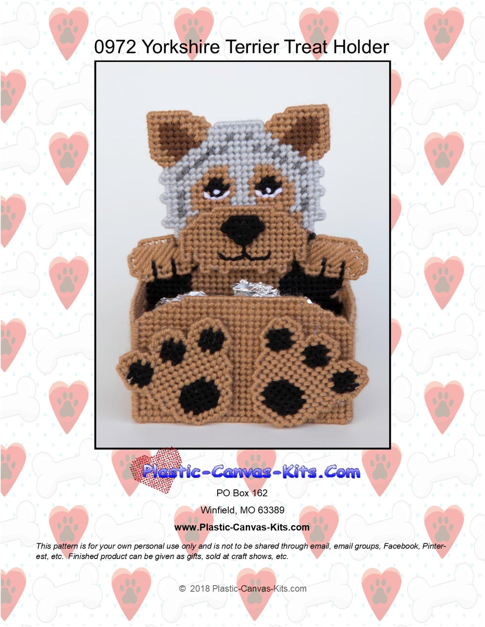 Yorkshire Terrier Treat Holder