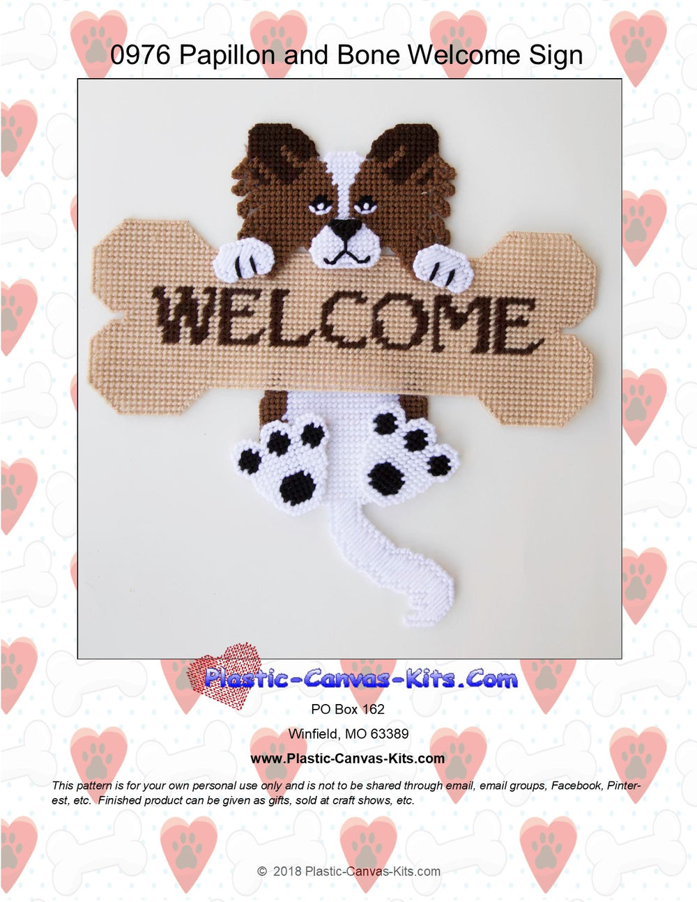 Papillon Welcome Bone