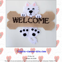 American Eskimo Dog Welcome Bone