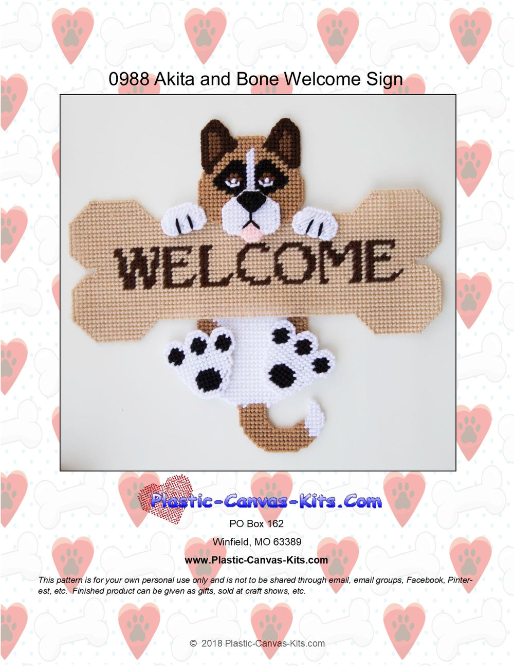 Akita Welcome Bone