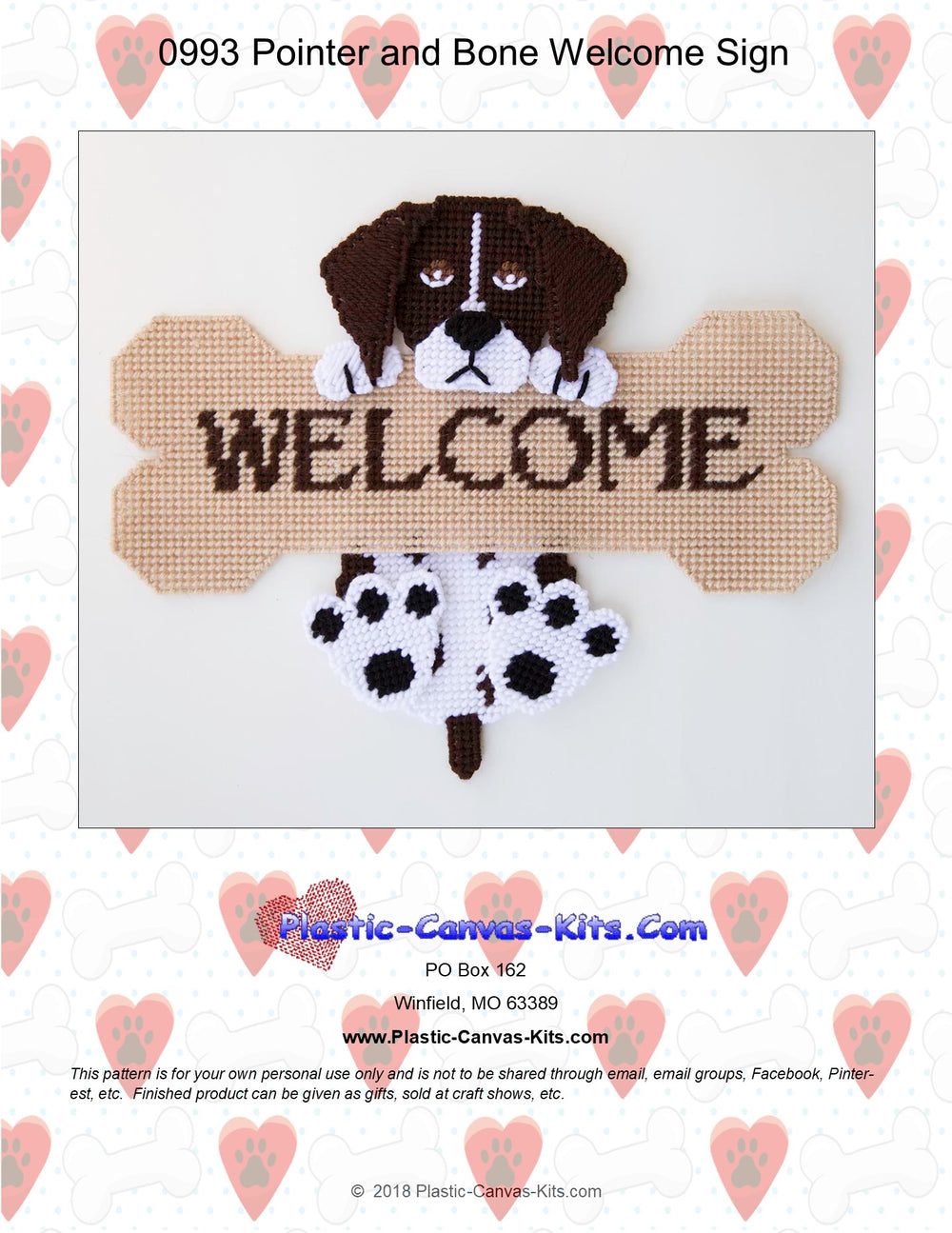 Pointer Welcome Bone
