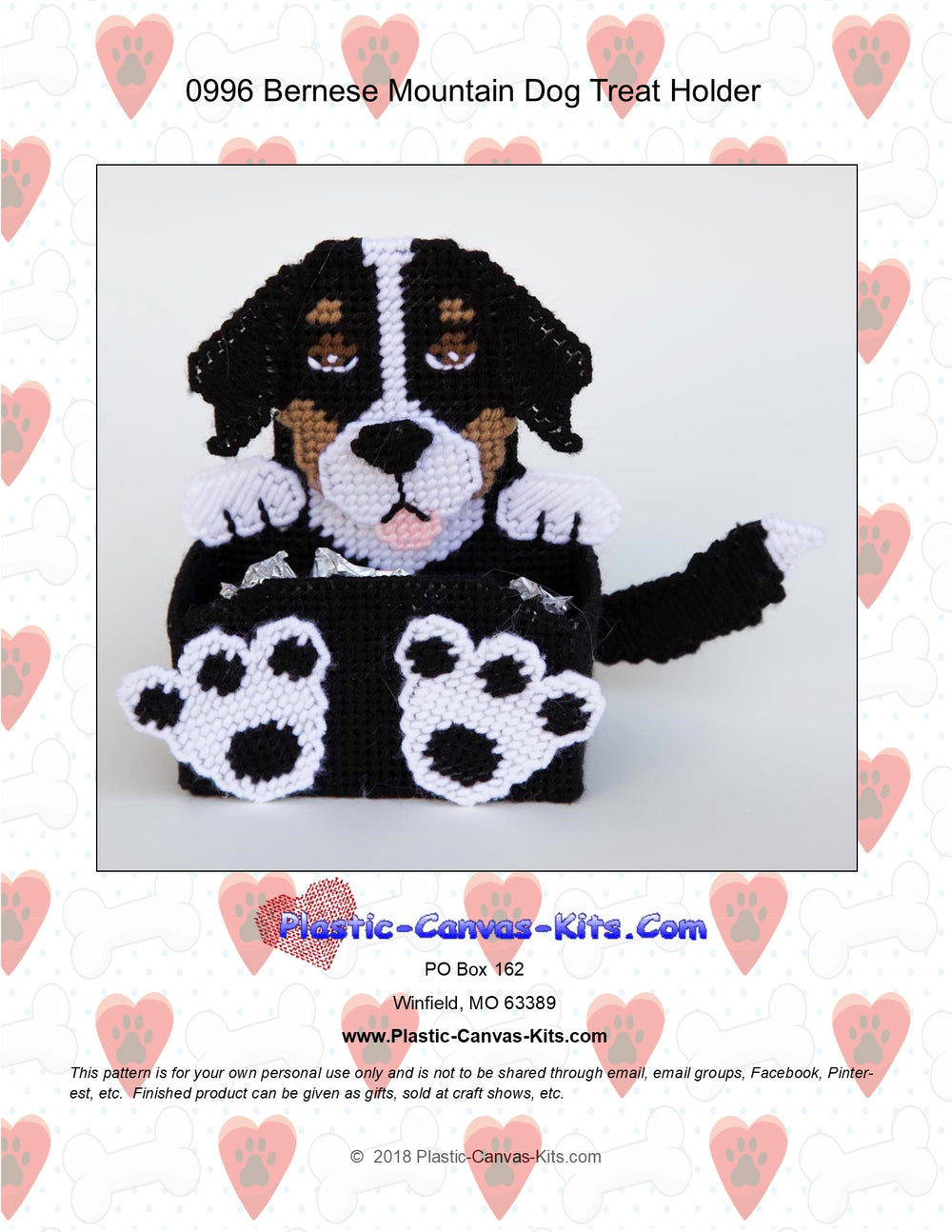 Bernese Mountain Dog Treat Holder