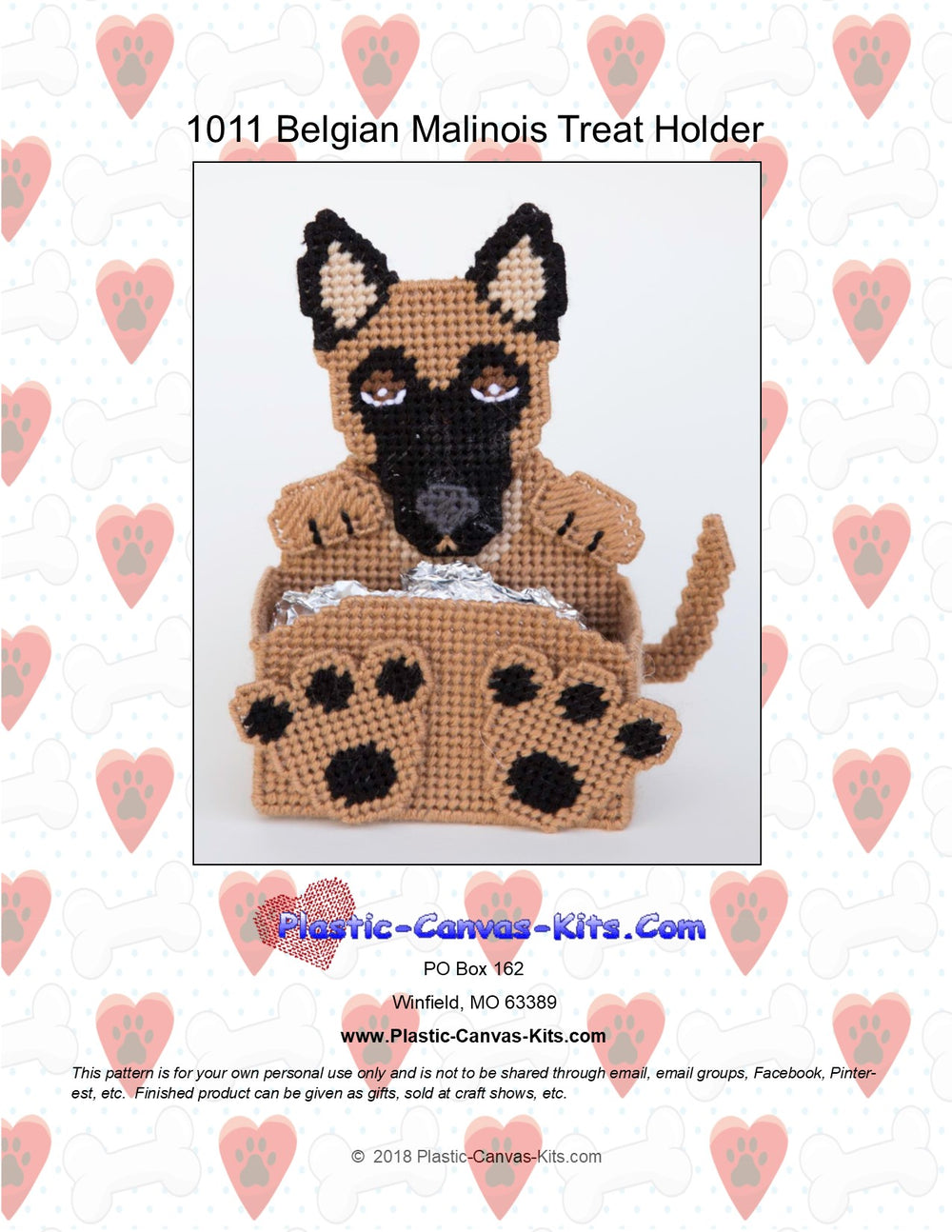 Belgian Malinois Treat Holder