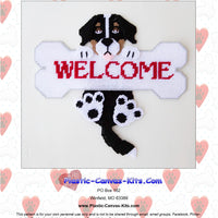 Bernese Mountain Dog Welcome Bone