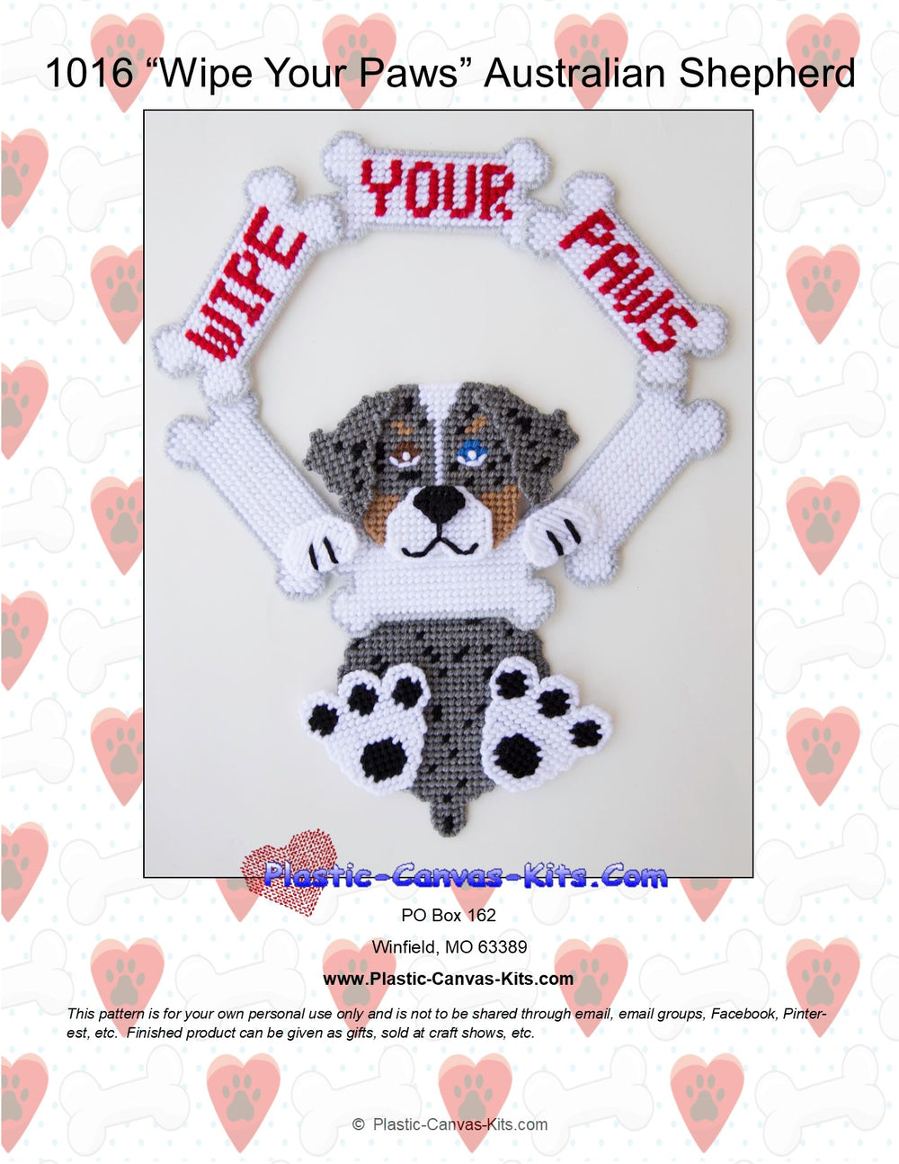 Australian Shepherd -Wipe Your Paws