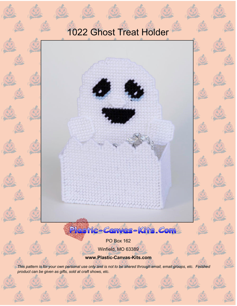 Halloween Ghost Treat Holder