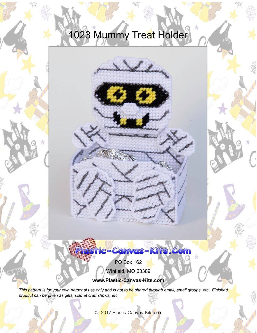 Halloween Mummy Treat Holder