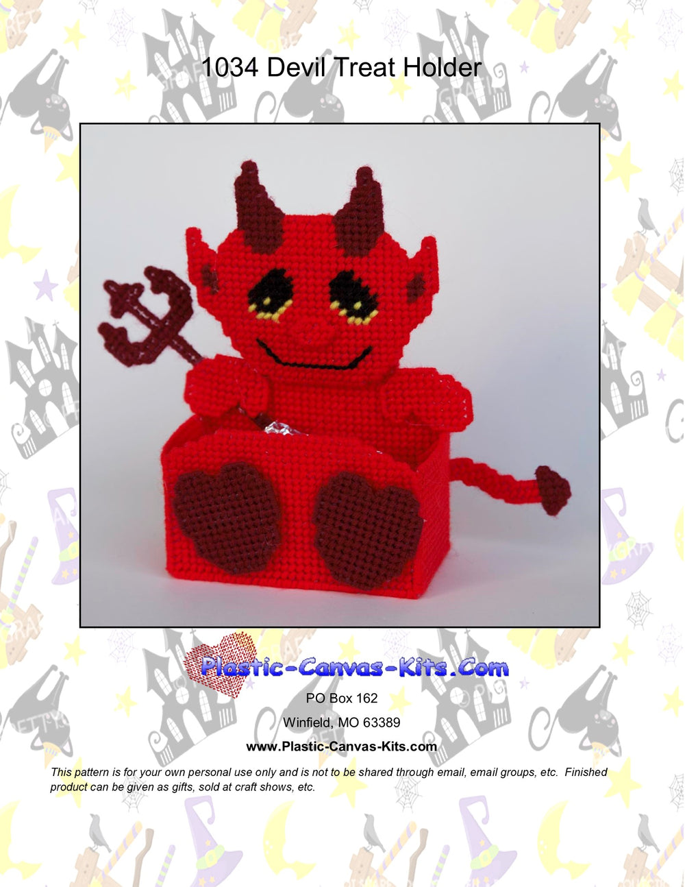 Halloween Devil Treat Holder