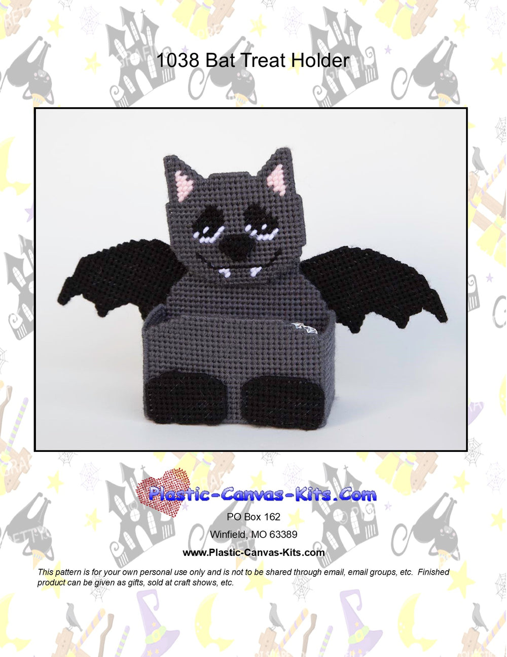 Halloween Bat Treat Holder